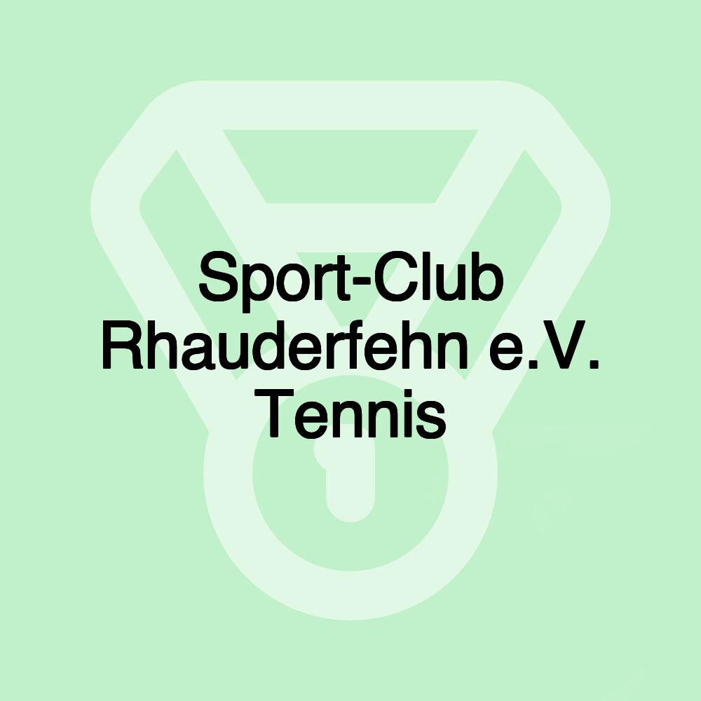 Sport-Club Rhauderfehn e.V. Tennis