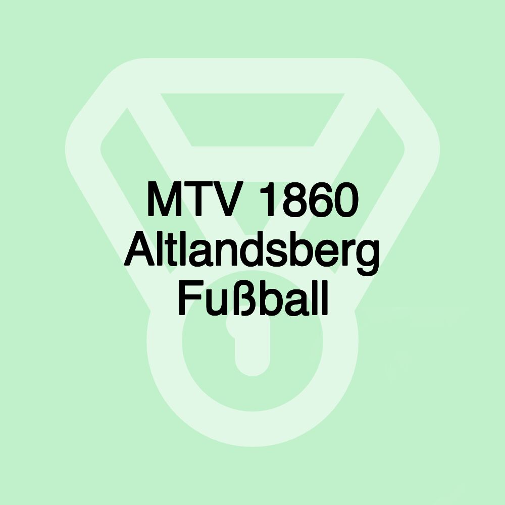 MTV 1860 Altlandsberg Fußball