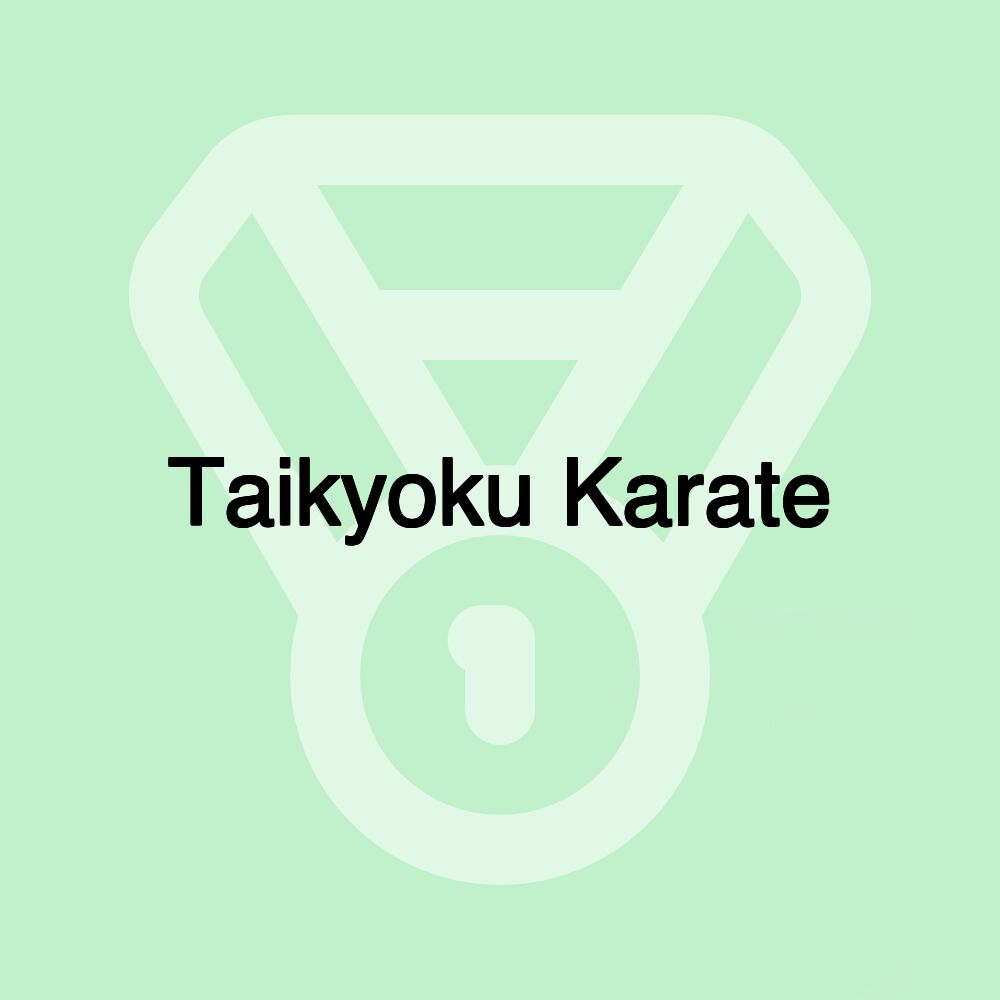 Taikyoku Karate