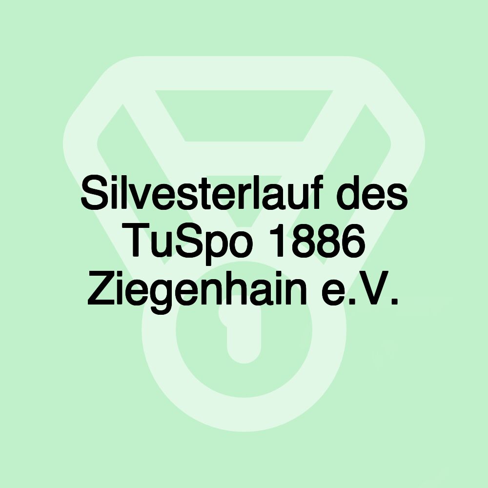 Silvesterlauf des TuSpo 1886 Ziegenhain e.V.