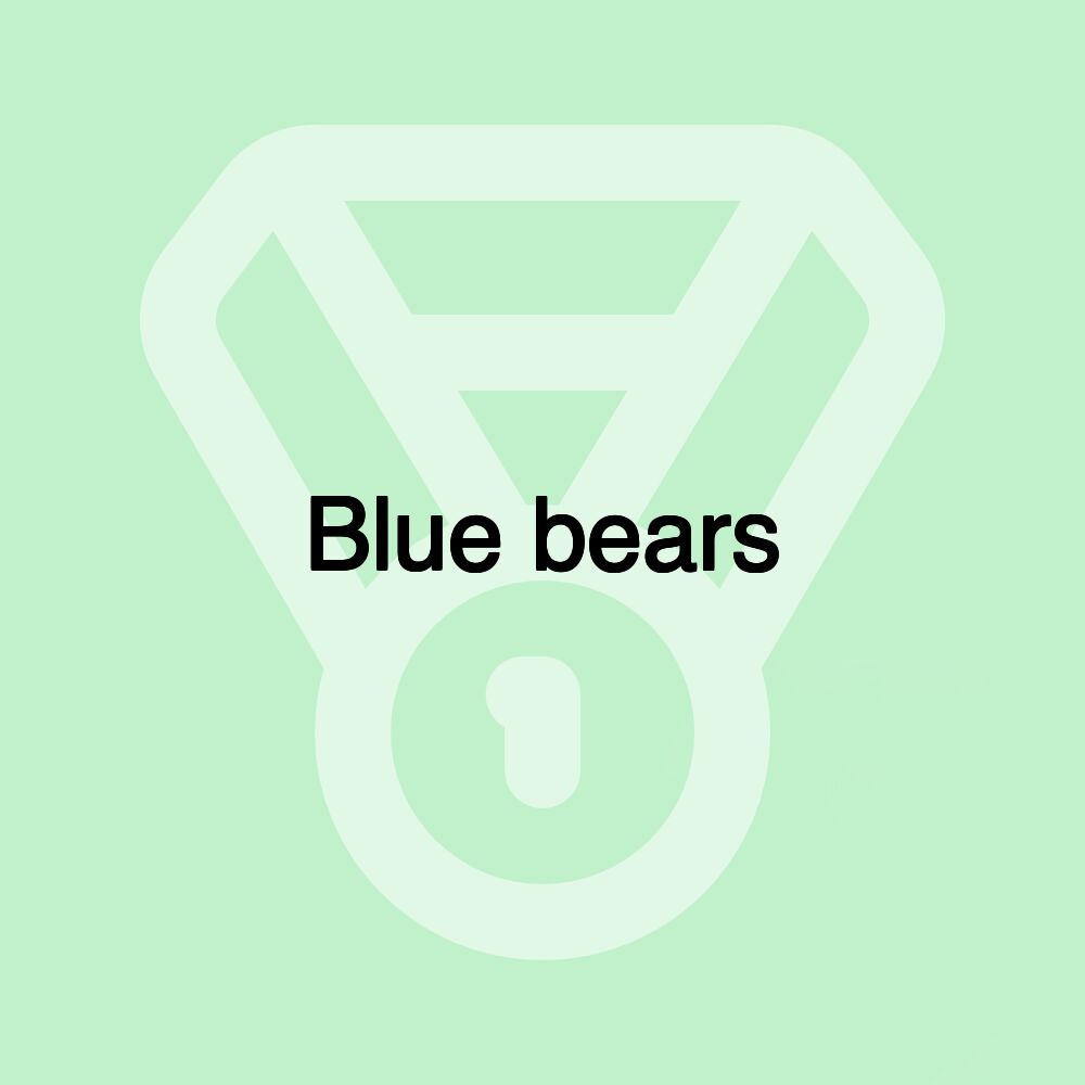 Blue bears