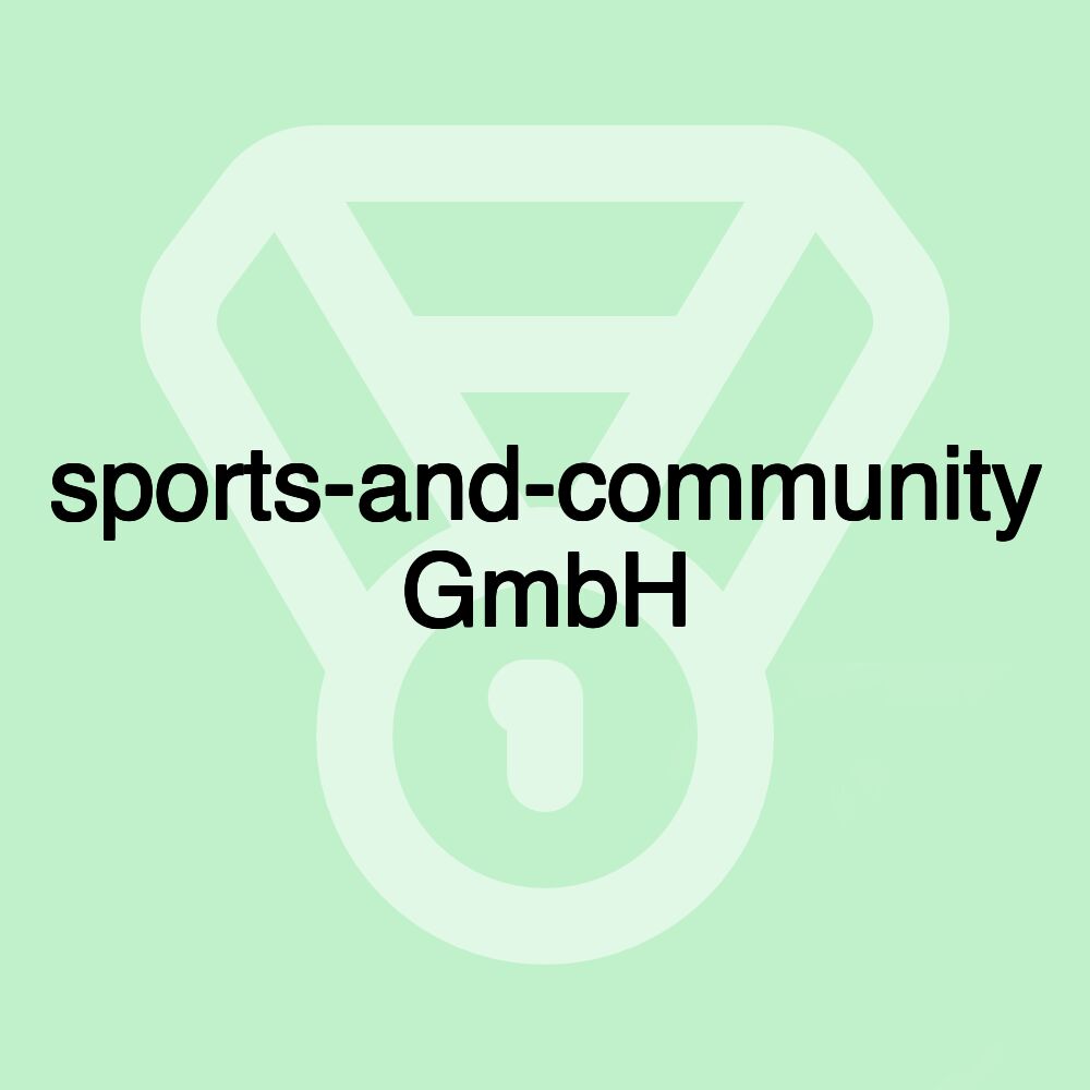 sports-and-community GmbH