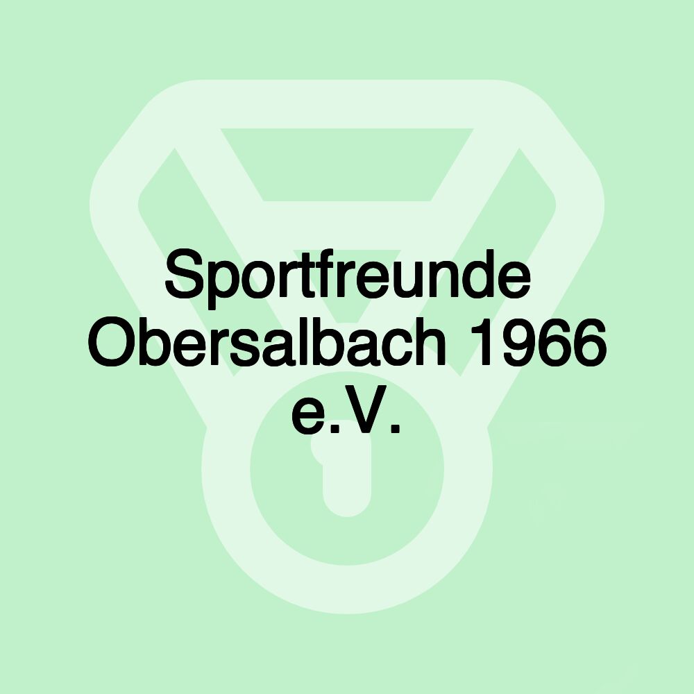 Sportfreunde Obersalbach 1966 e.V.