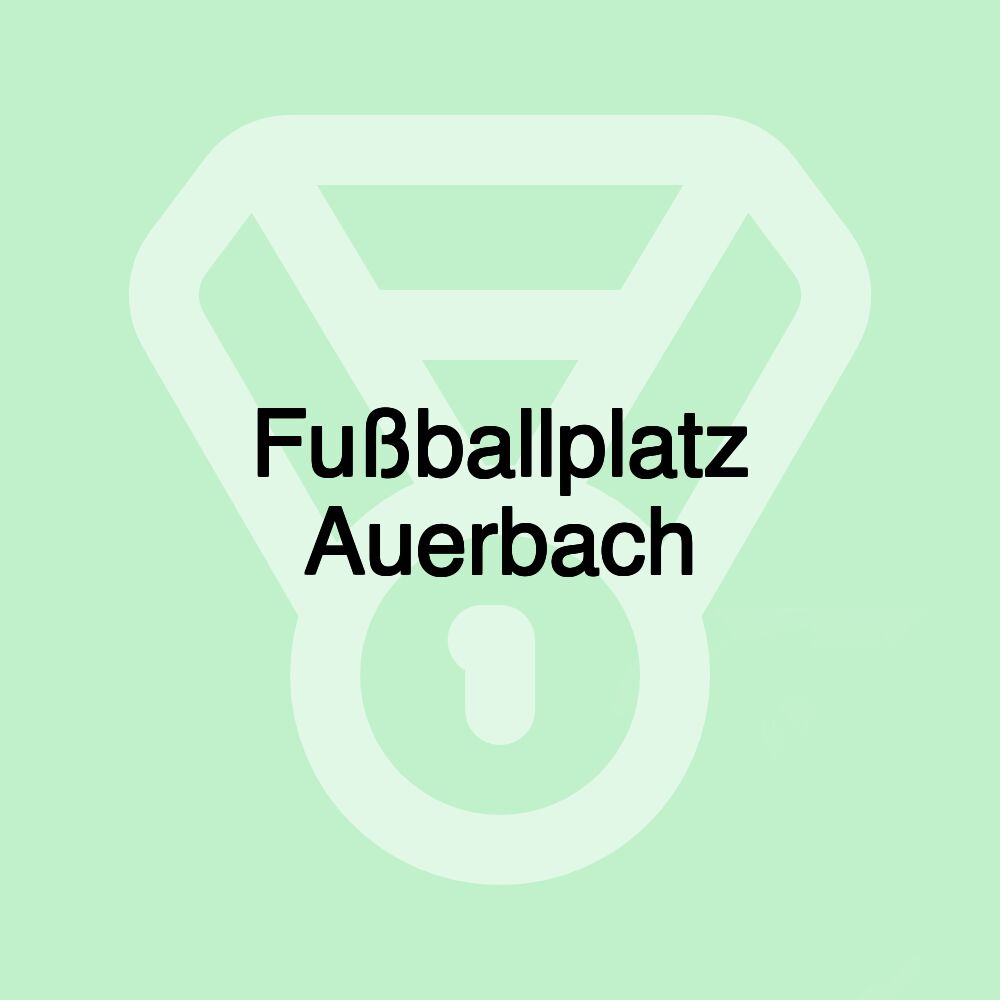 Fußballplatz Auerbach