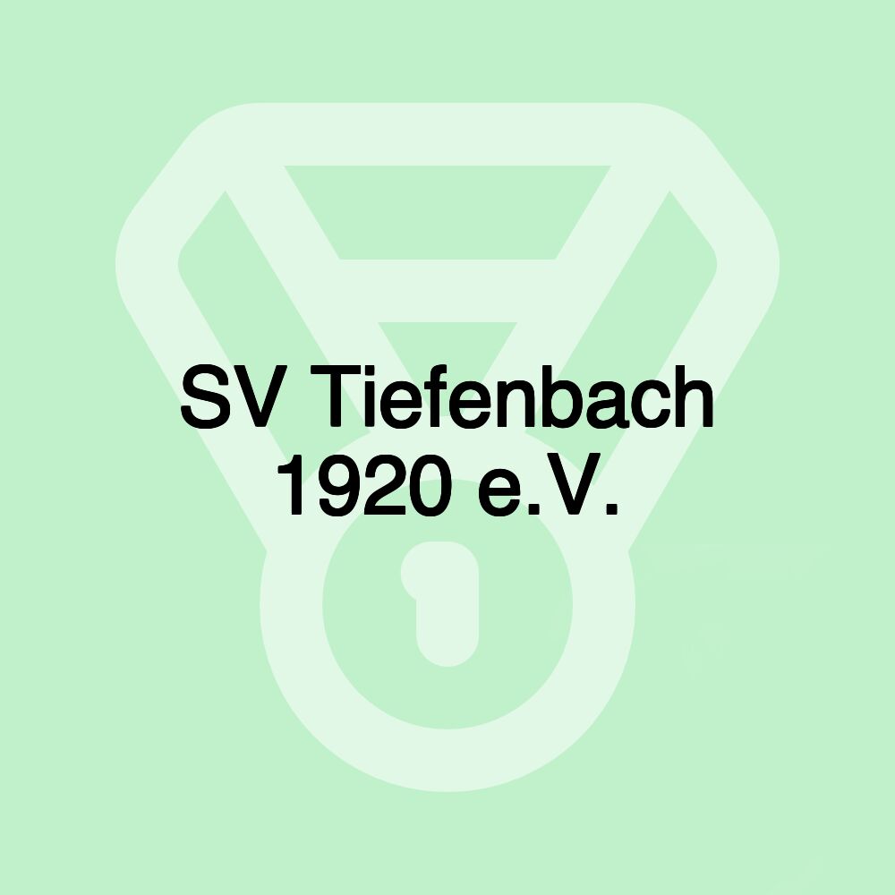 SV Tiefenbach 1920 e.V.