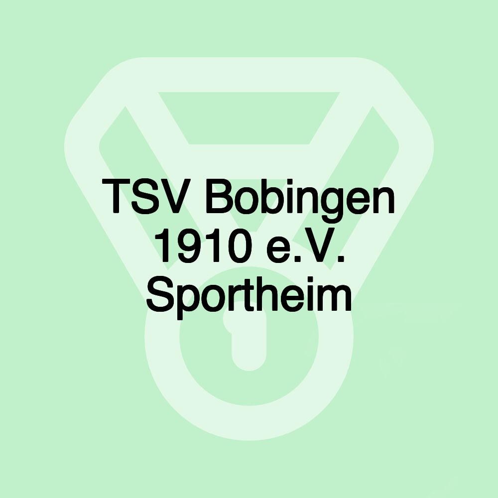 TSV Bobingen 1910 e.V. Sportheim