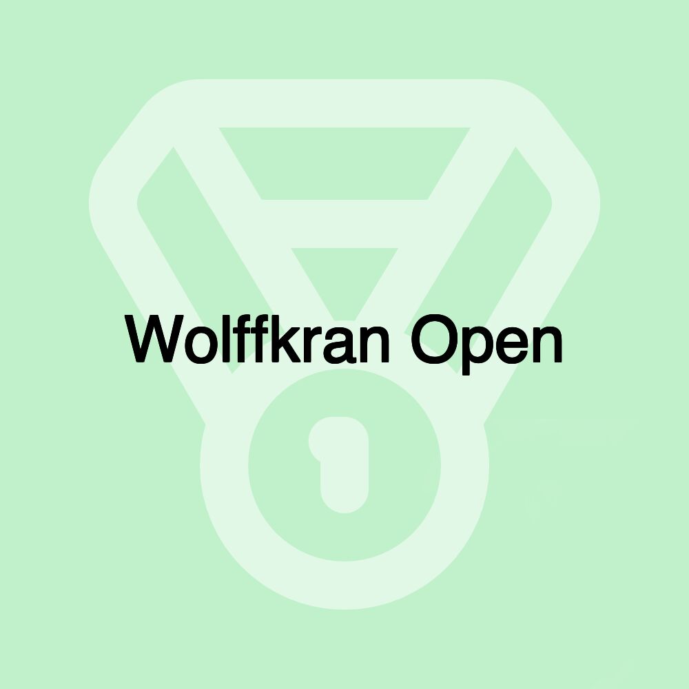 Wolffkran Open