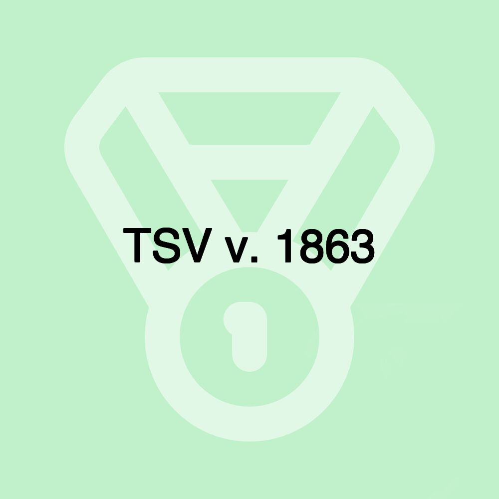 TSV v. 1863