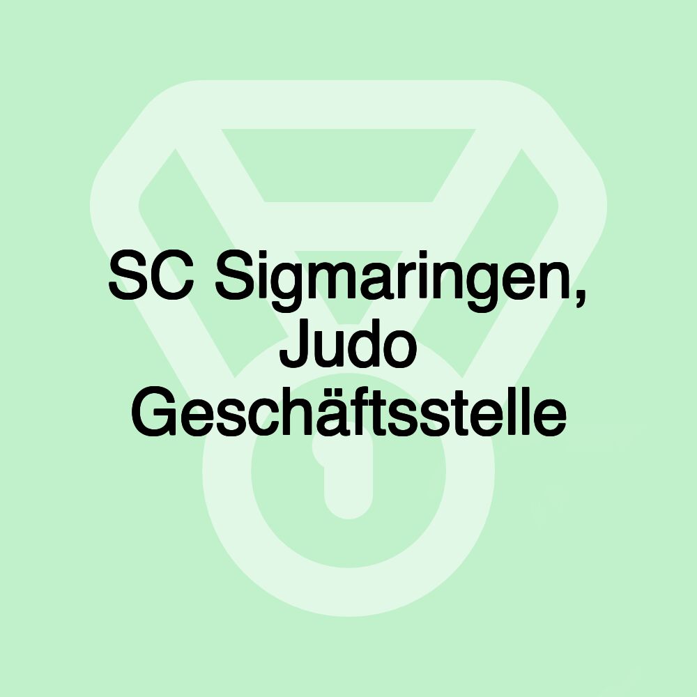 SC Sigmaringen, Judo Geschäftsstelle