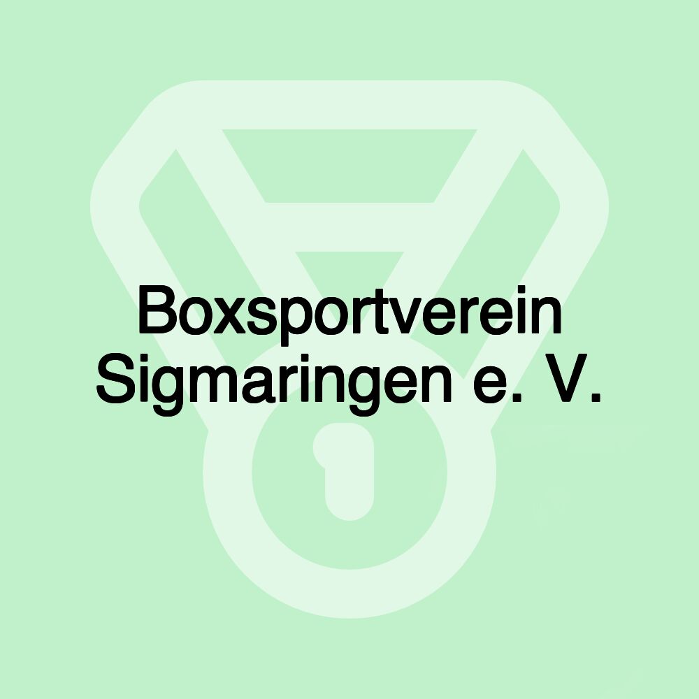 Boxsportverein Sigmaringen e. V.