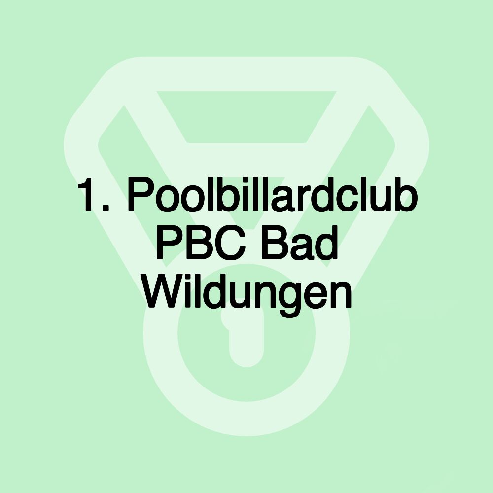 1. Poolbillardclub PBC Bad Wildungen