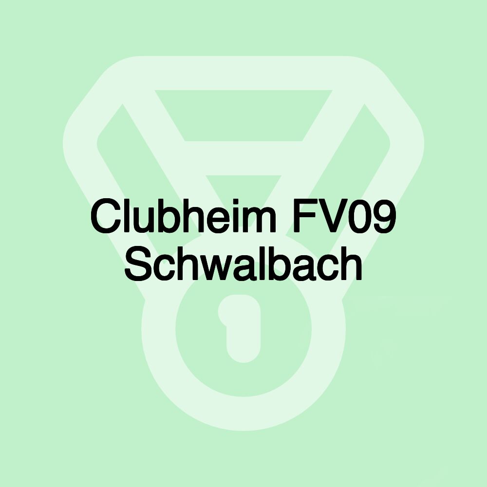 Clubheim FV09 Schwalbach