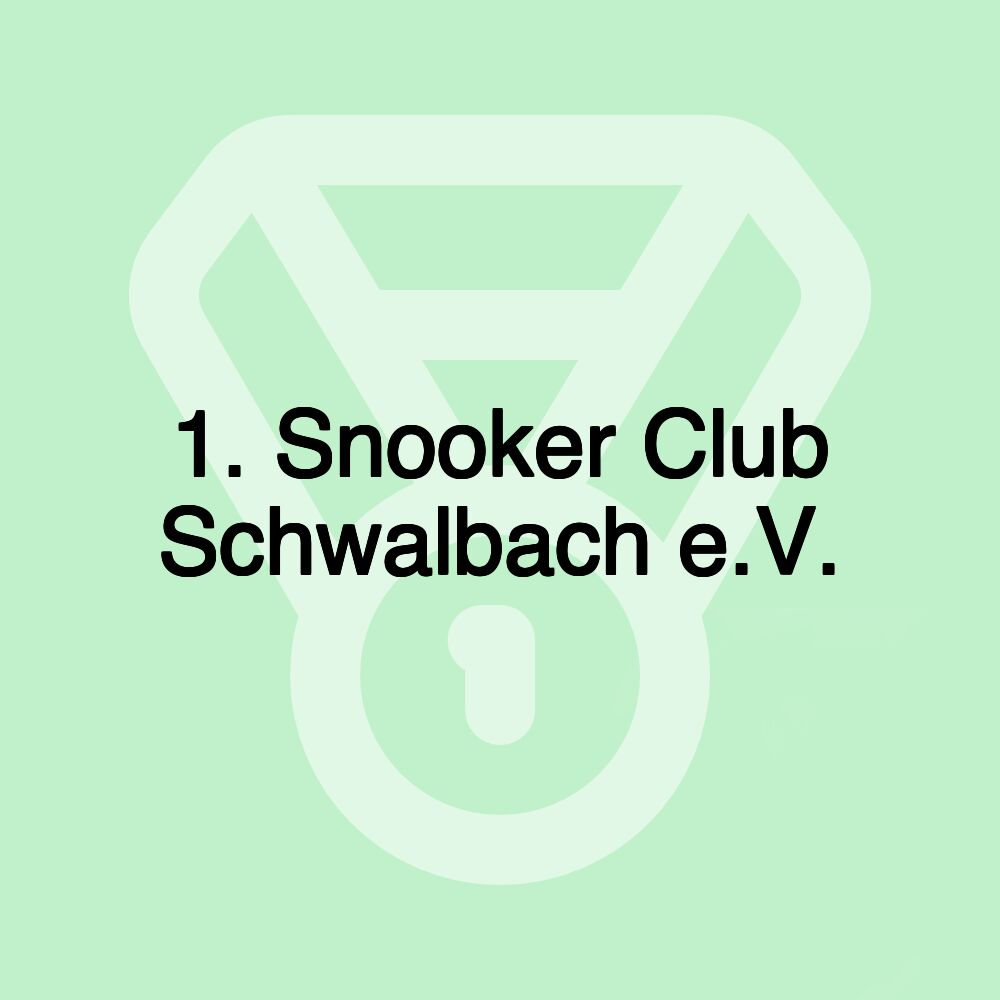 1. Snooker Club Schwalbach e.V.