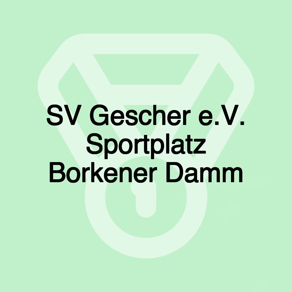 SV Gescher e.V. Sportplatz Borkener Damm