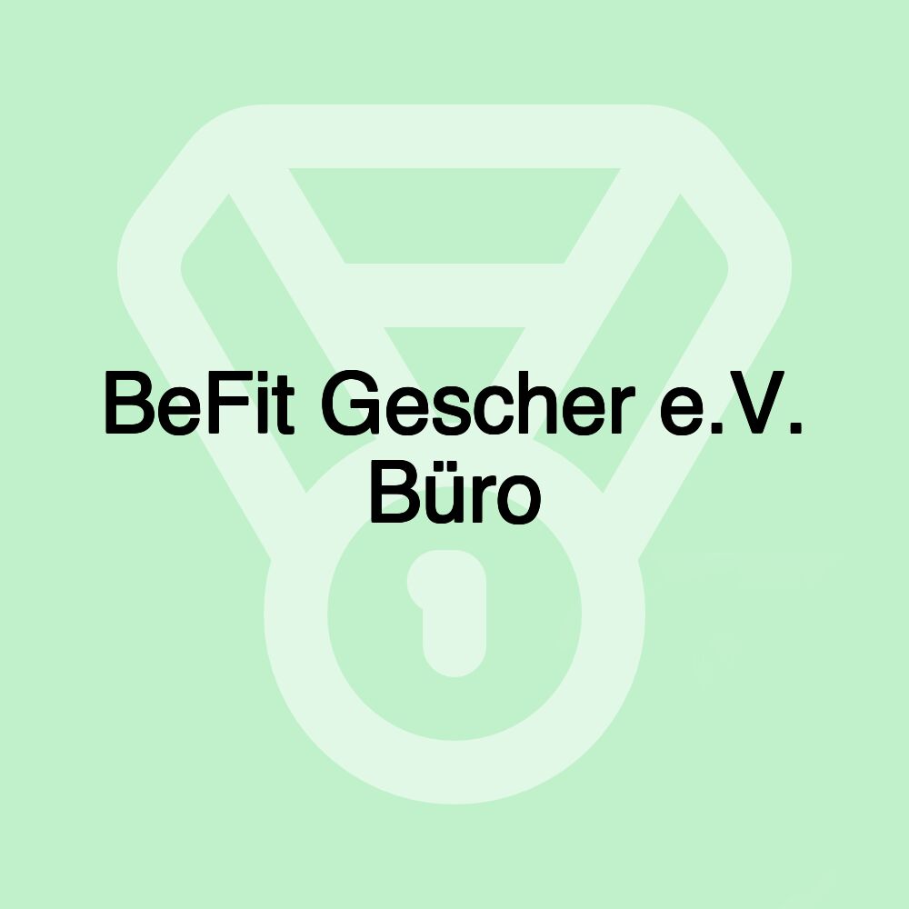 BeFit Gescher e.V. Büro