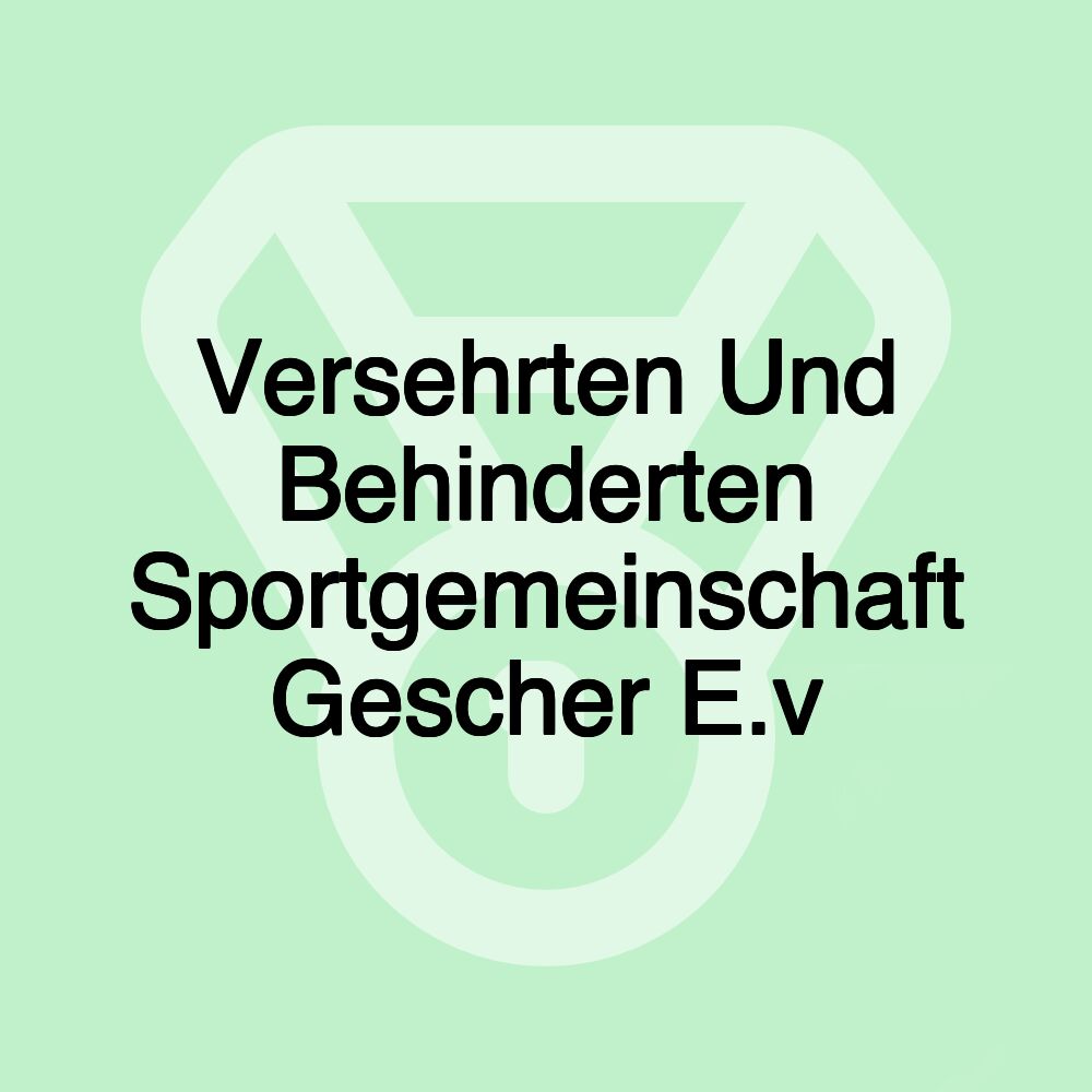 Versehrten Und Behinderten Sportgemeinschaft Gescher E.v