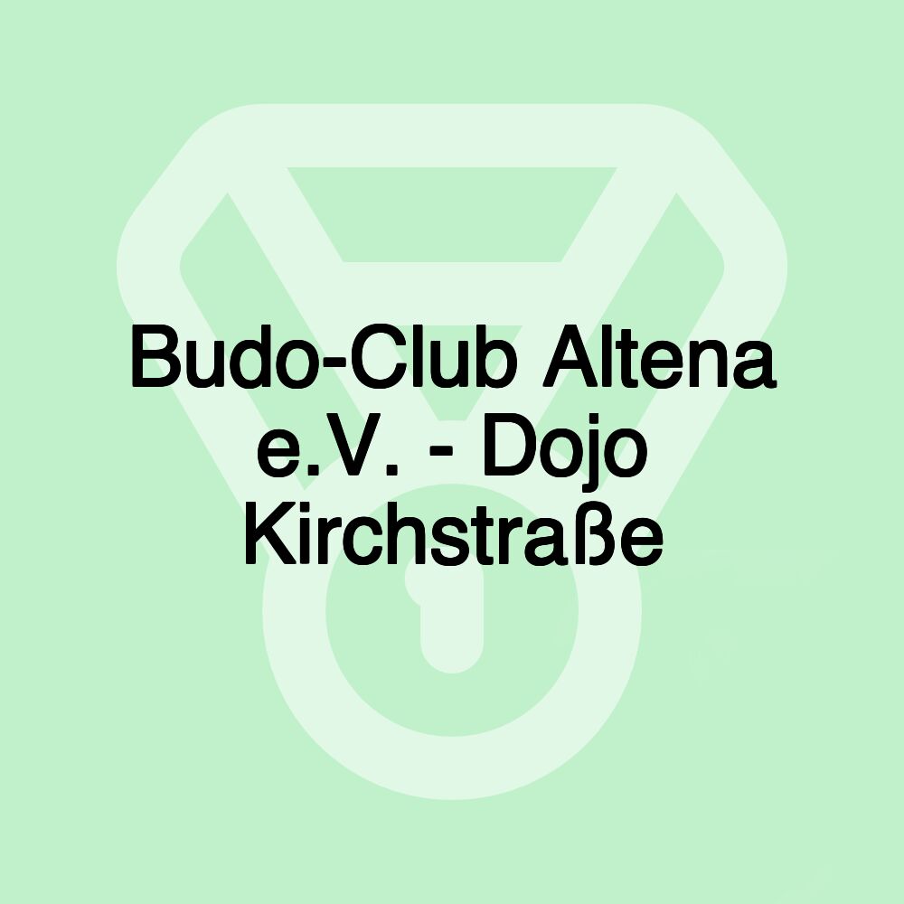 Budo-Club Altena e.V. - Dojo Kirchstraße