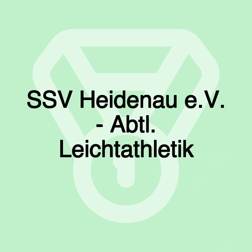 SSV Heidenau e.V. - Abtl. Leichtathletik