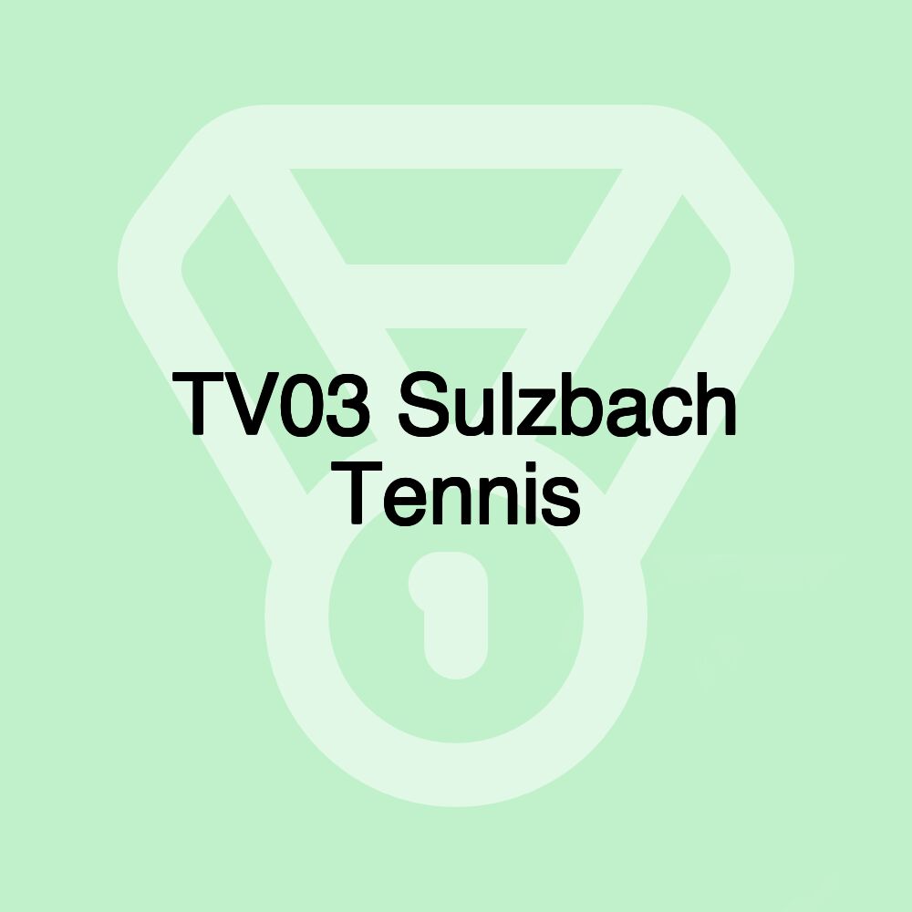 TV03 Sulzbach Tennis