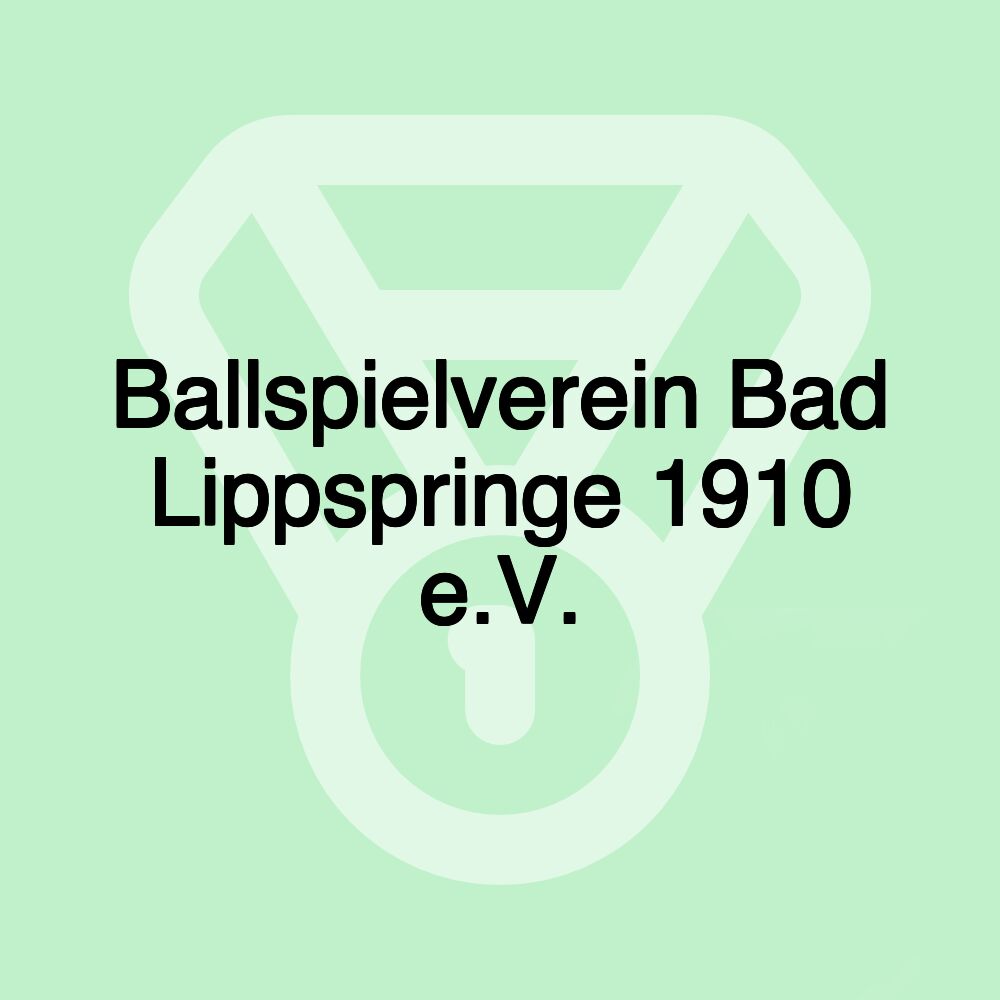 Ballspielverein Bad Lippspringe 1910 e.V.