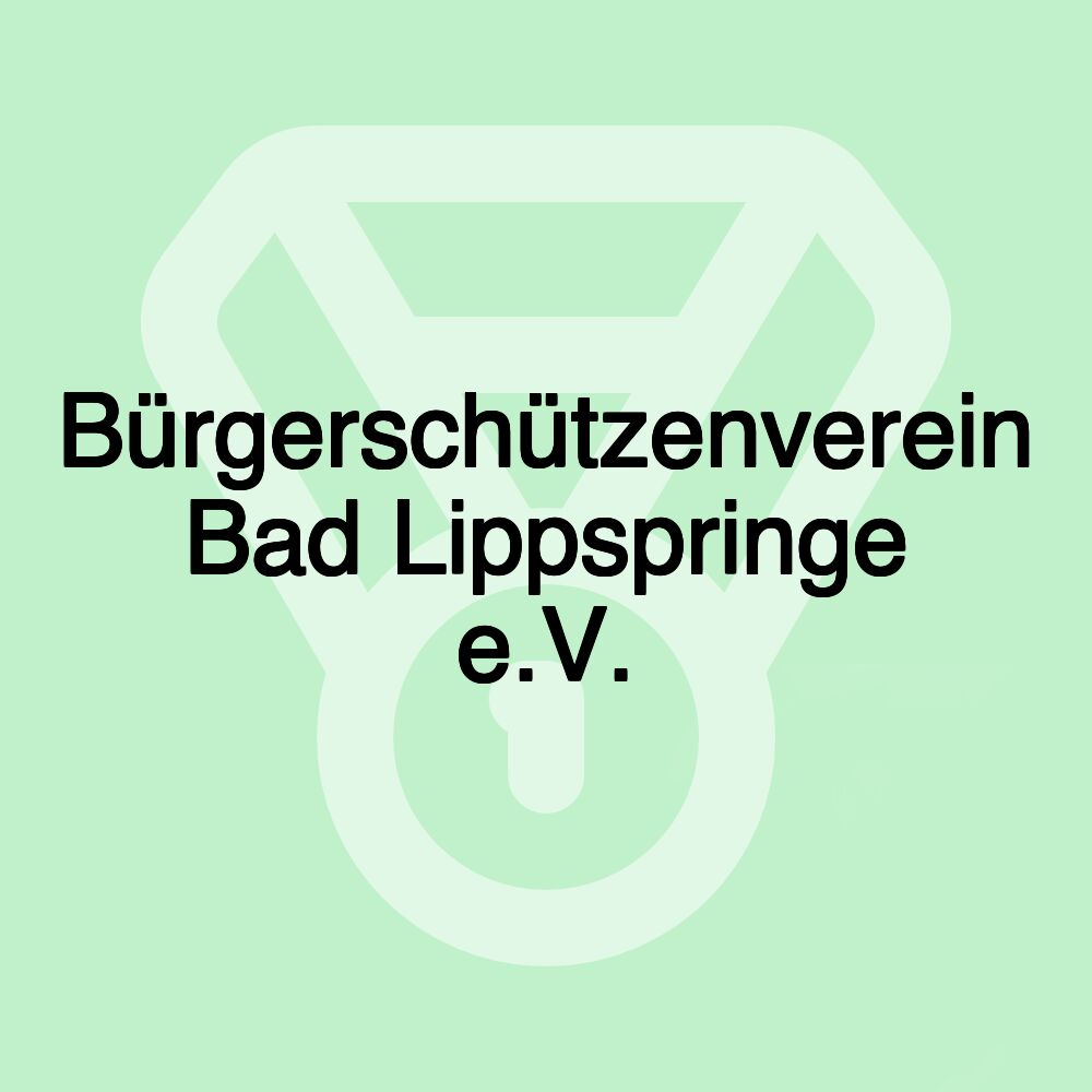 Bürgerschützenverein Bad Lippspringe e.V.