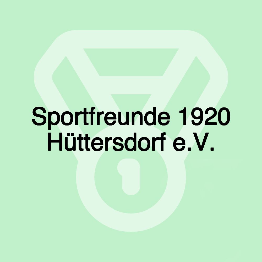 Sportfreunde 1920 Hüttersdorf e.V.