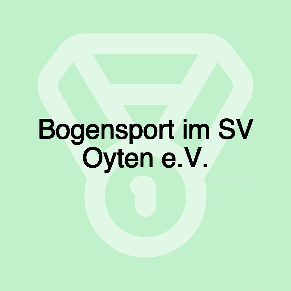 Bogensport im SV Oyten e.V.