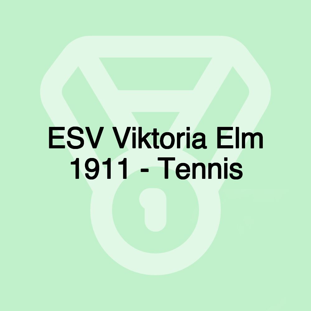 ESV Viktoria Elm 1911 - Tennis