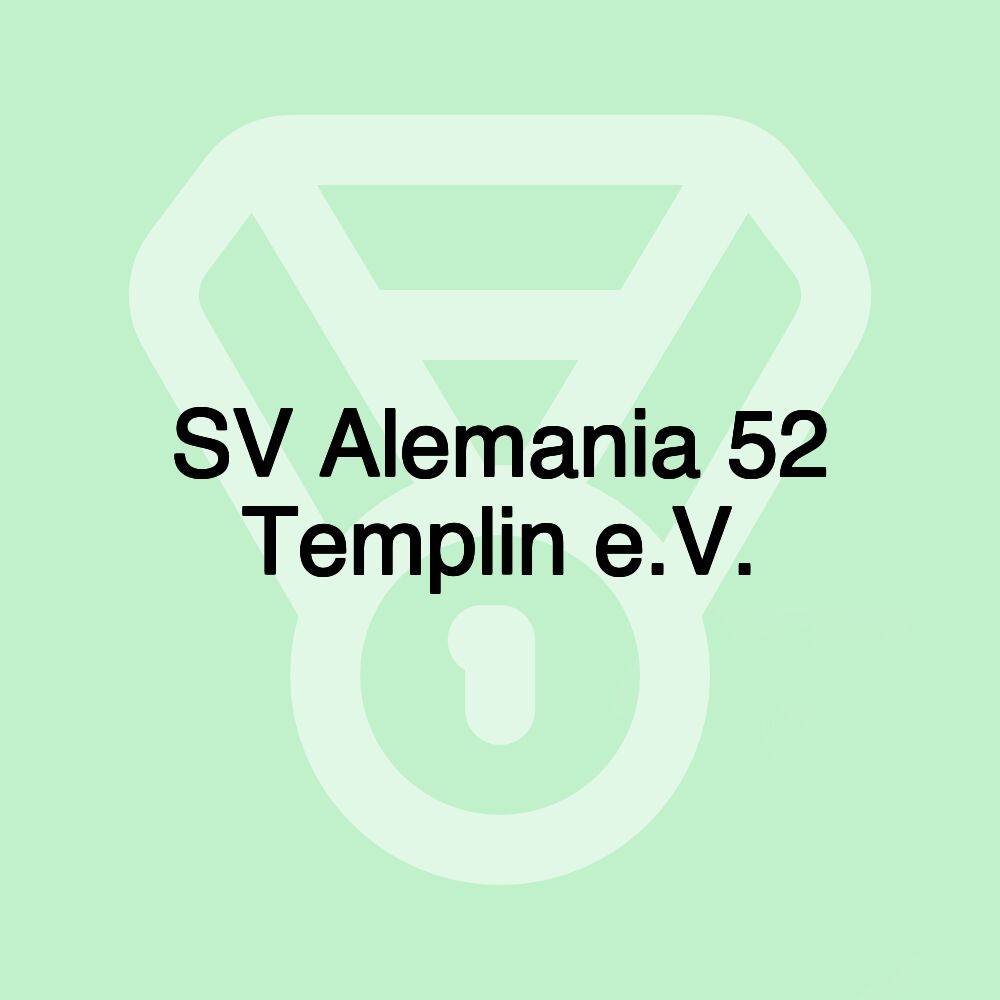 SV Alemania 52 Templin e.V.