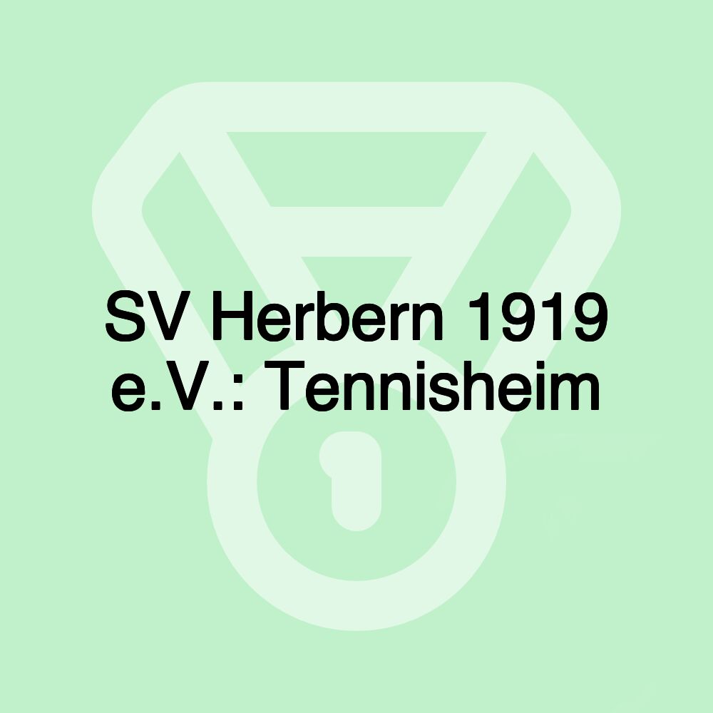 SV Herbern 1919 e.V.: Tennisheim