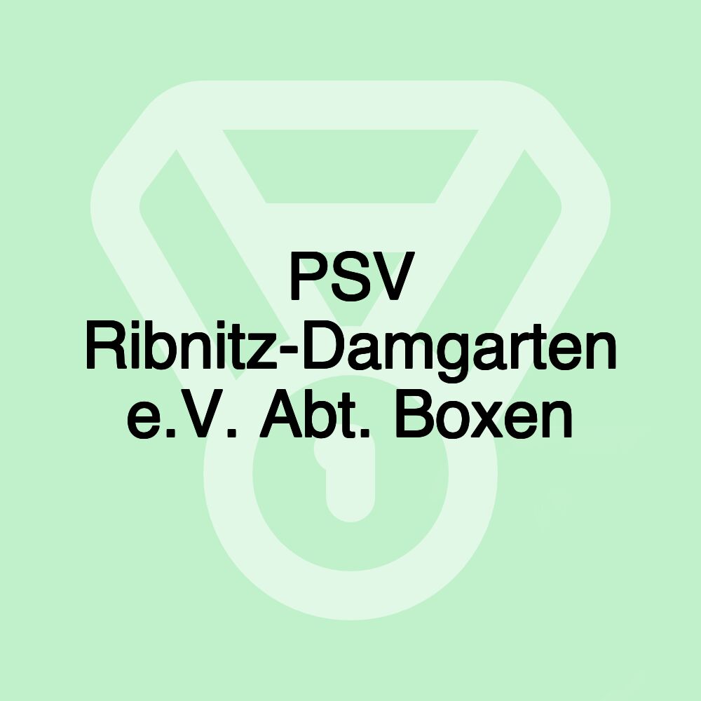 PSV Ribnitz-Damgarten e.V. Abt. Boxen