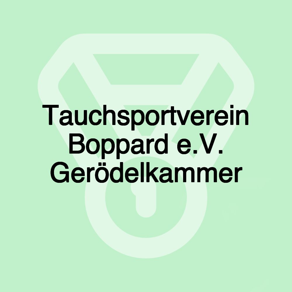 Tauchsportverein Boppard e.V. Gerödelkammer