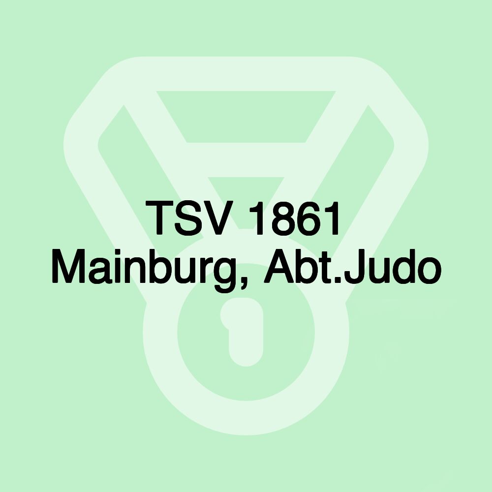 TSV 1861 Mainburg, Abt.Judo