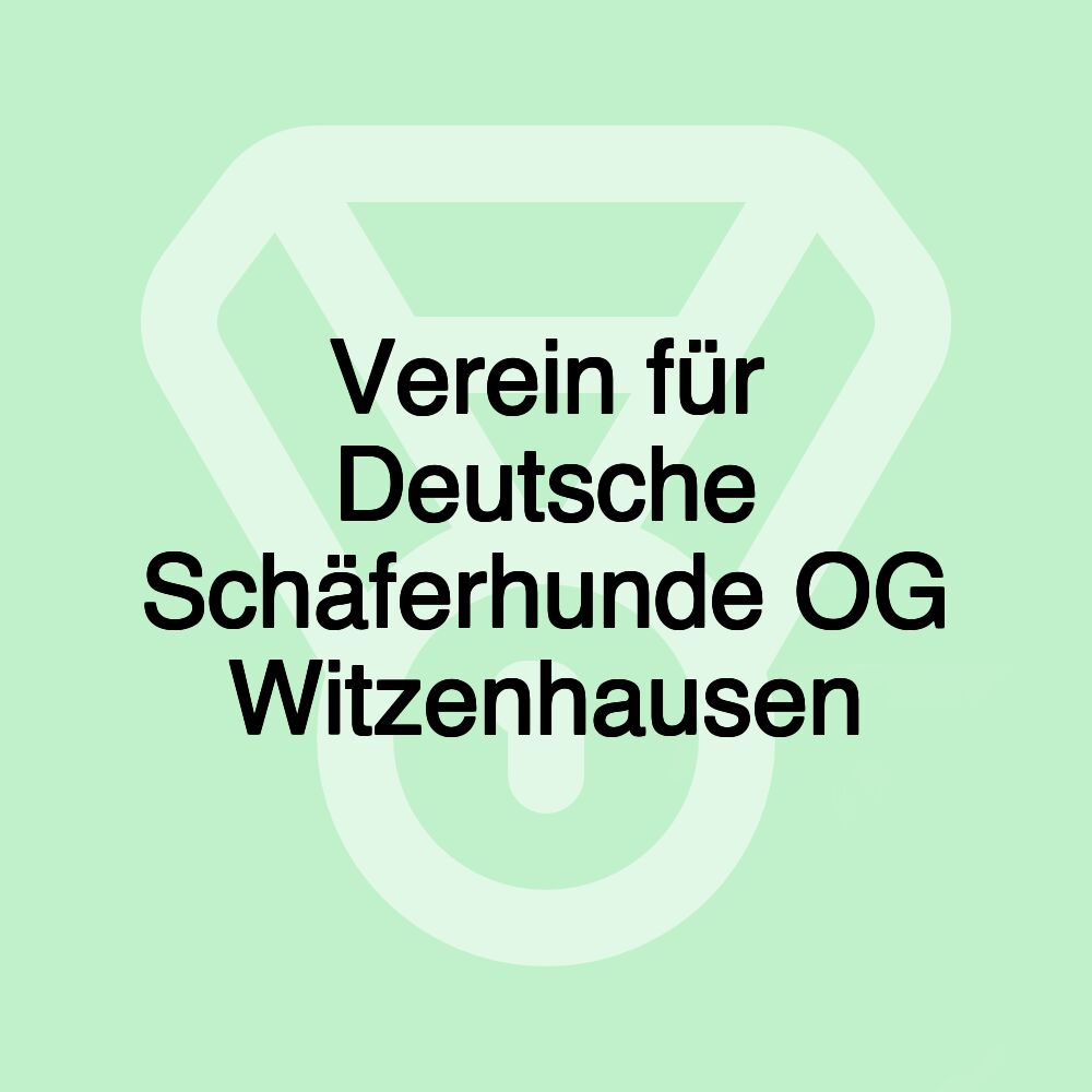 Verein für Deutsche Schäferhunde OG Witzenhausen