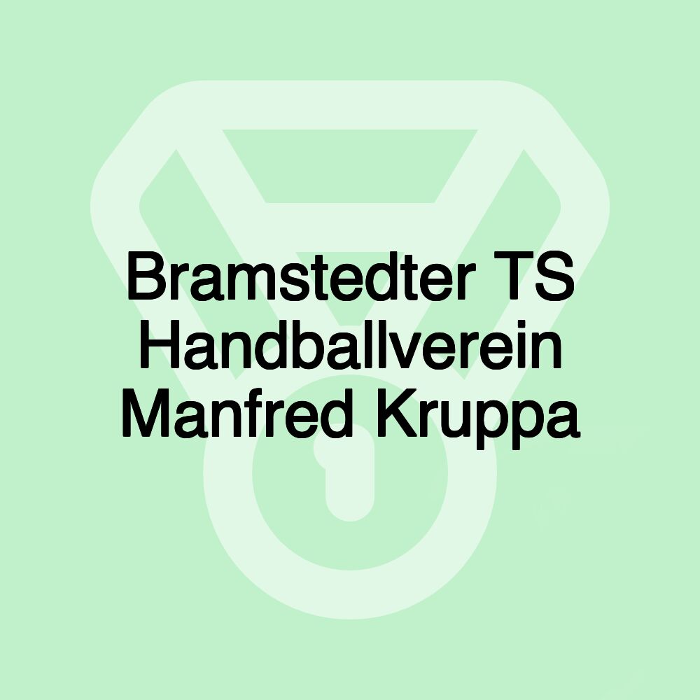 Bramstedter TS Handballverein Manfred Kruppa