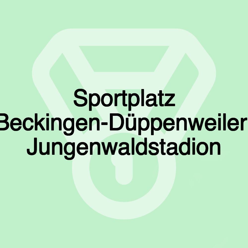 Sportplatz Beckingen-Düppenweiler, Jungenwaldstadion