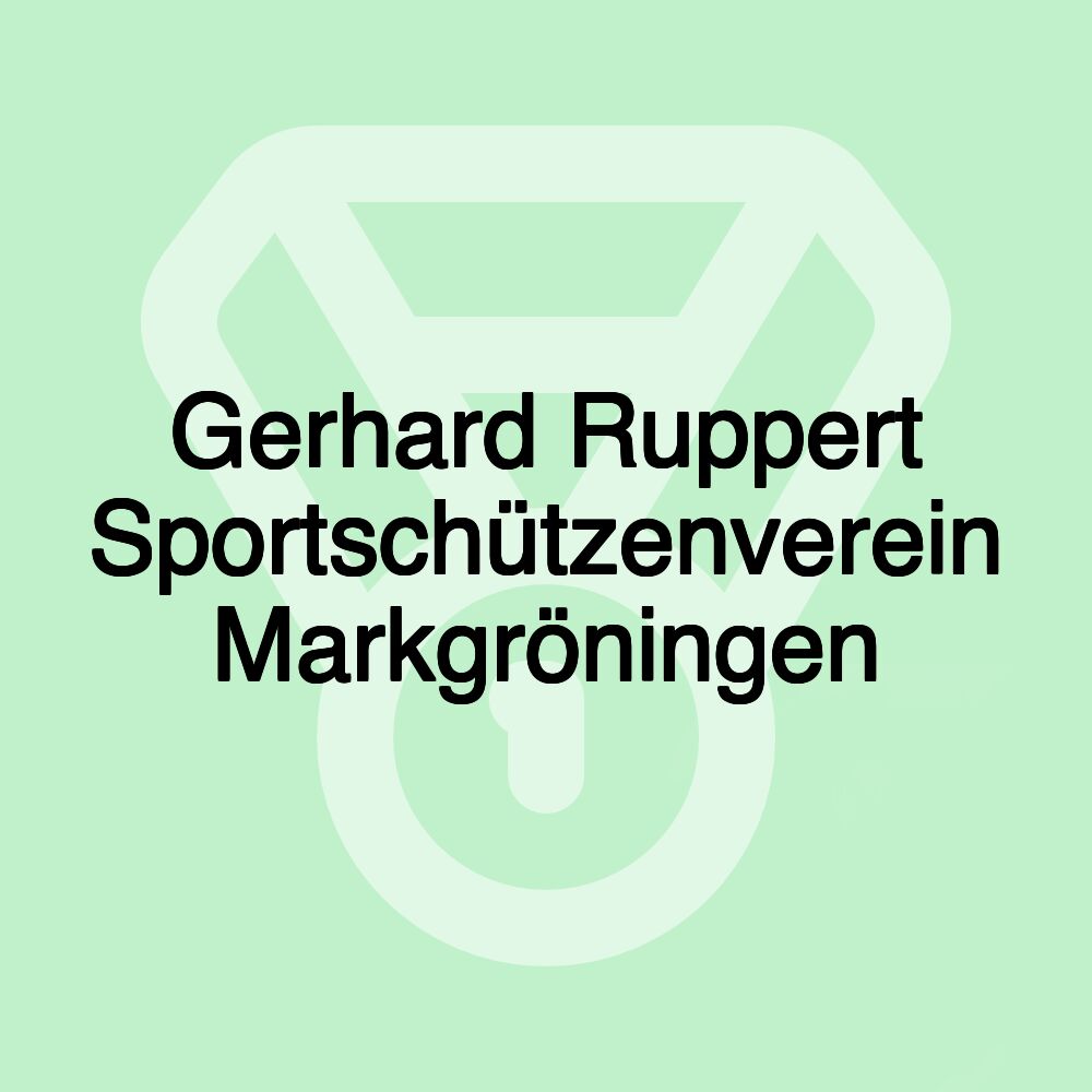 Gerhard Ruppert Sportschützenverein Markgröningen