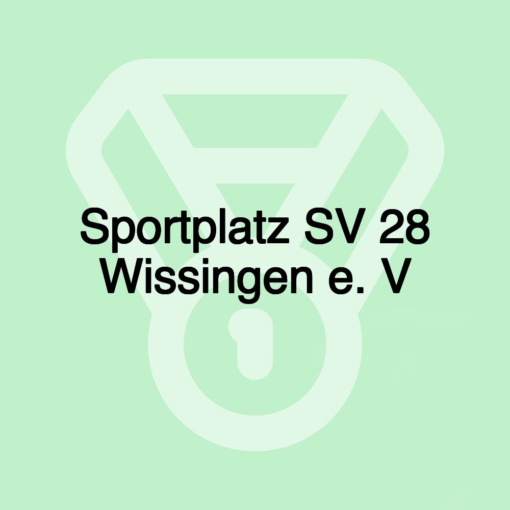 Sportplatz SV 28 Wissingen e. V