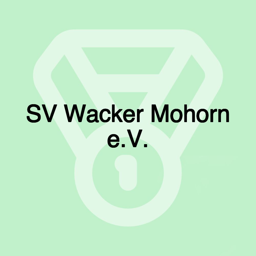 SV Wacker Mohorn e.V.