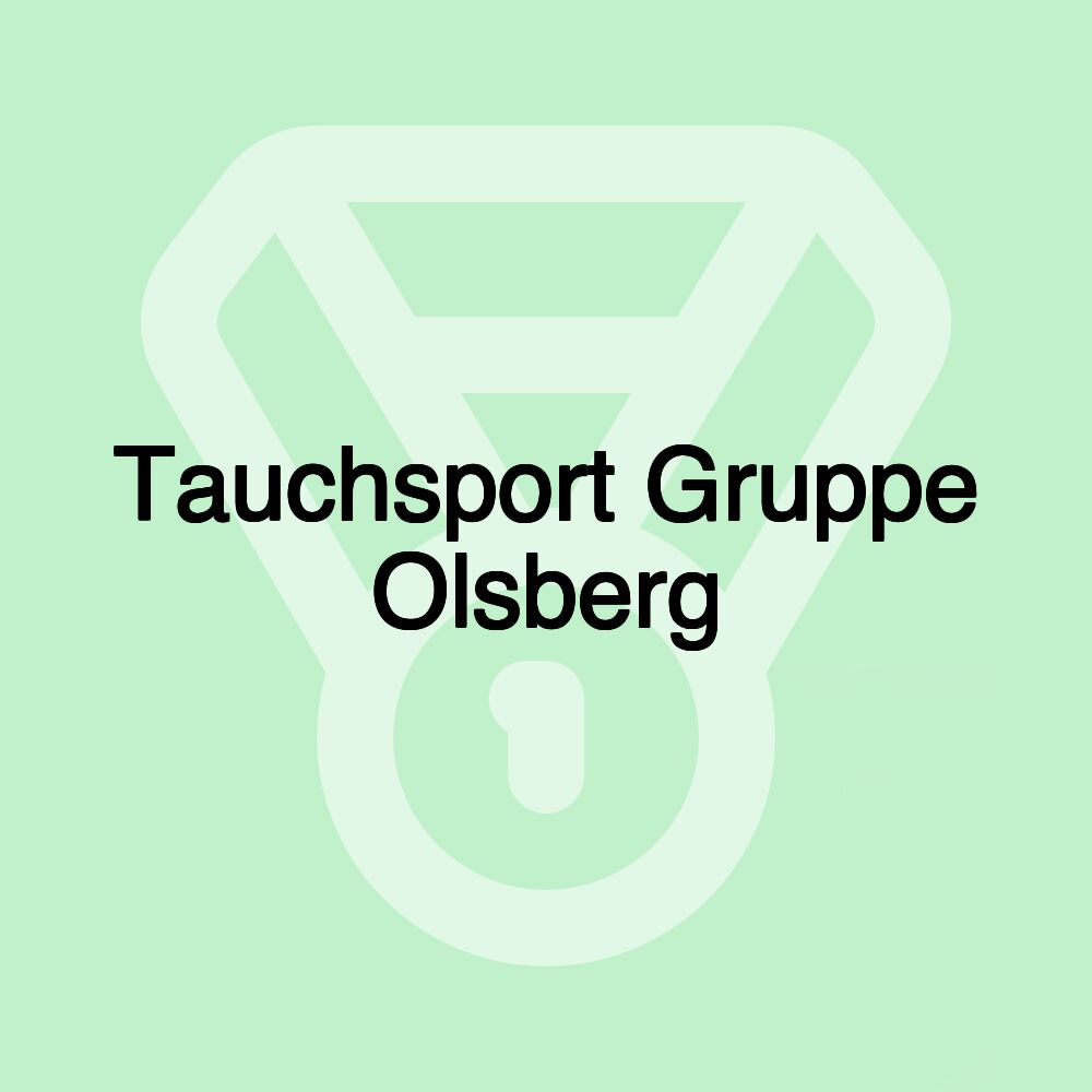 Tauchsport Gruppe Olsberg