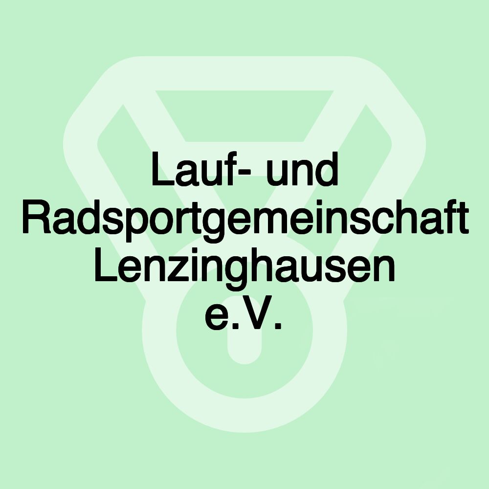 Lauf- und Radsportgemeinschaft Lenzinghausen e.V.