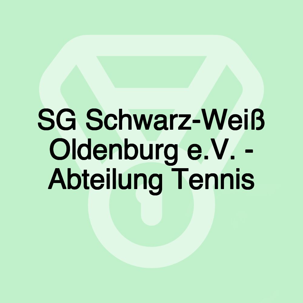 SG Schwarz-Weiß Oldenburg e.V. - Abteilung Tennis