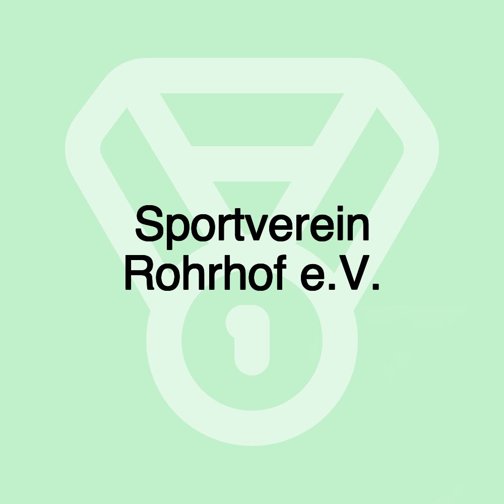 Sportverein Rohrhof e.V.