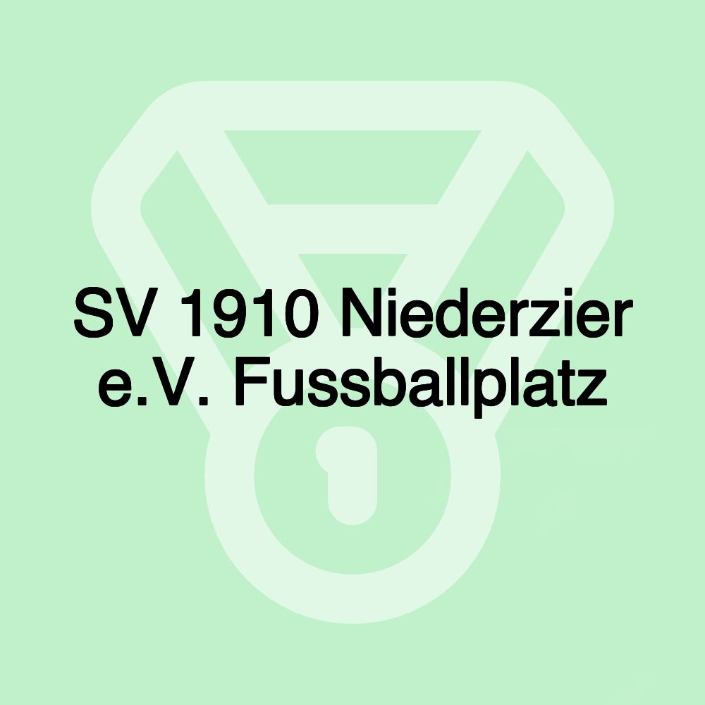 SV 1910 Niederzier e.V. Fussballplatz