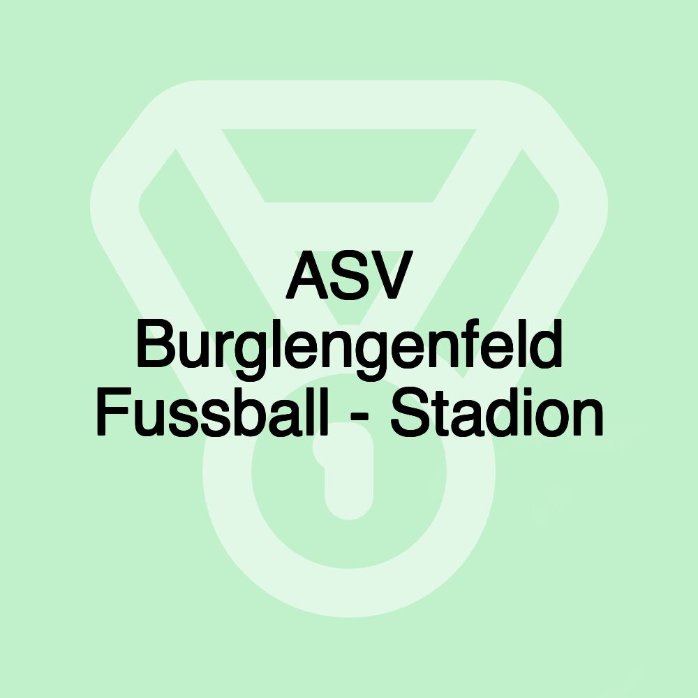 ASV Burglengenfeld Fussball - Stadion