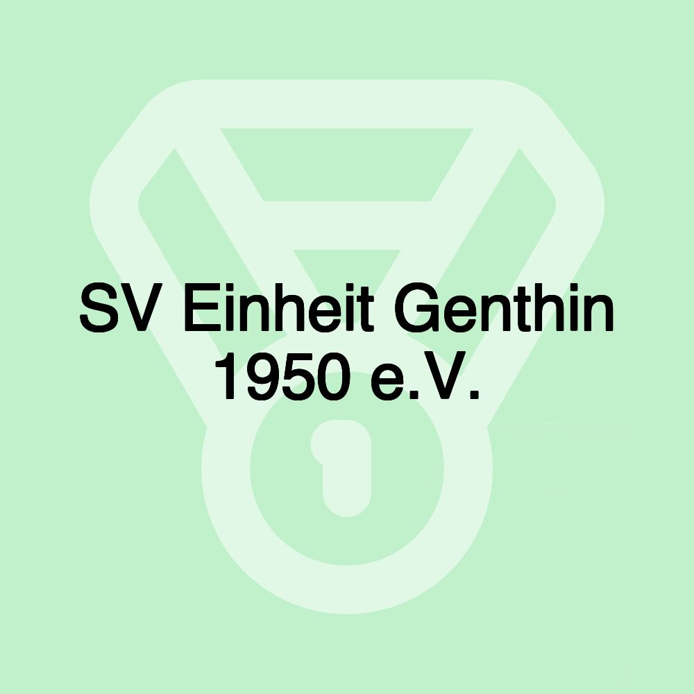 SV Einheit Genthin 1950 e.V.