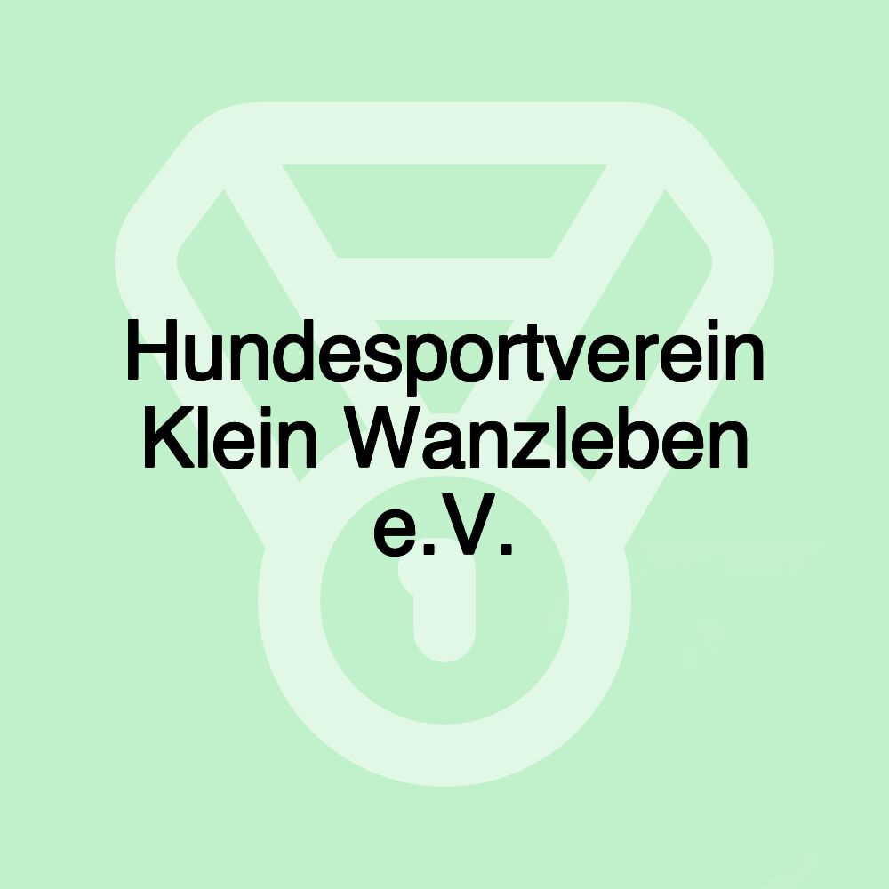 Hundesportverein Klein Wanzleben e.V.