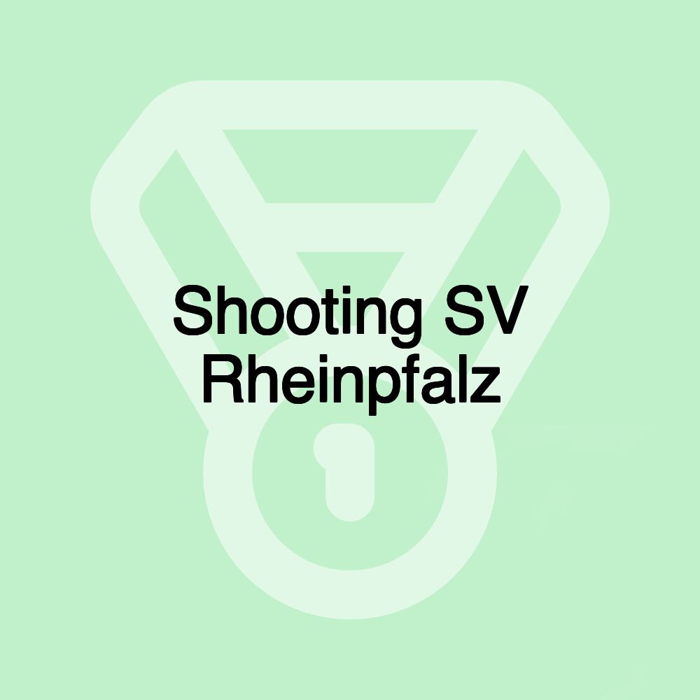 Shooting SV Rheinpfalz