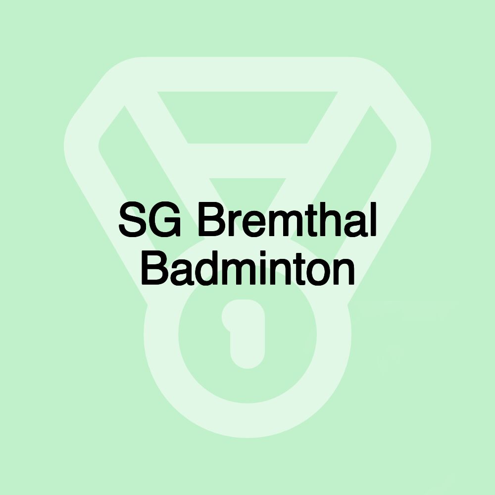 SG Bremthal Badminton