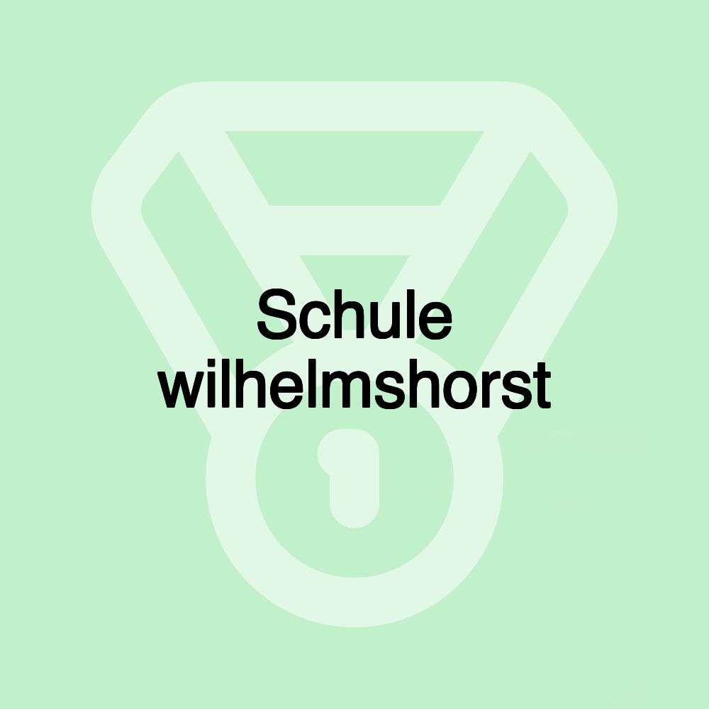 Schule wilhelmshorst